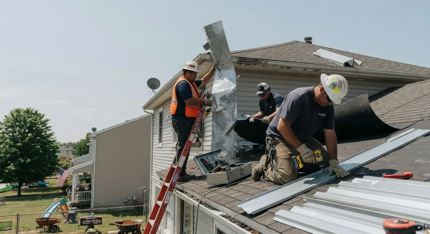 Storm Damage Metal Roof Repair in Maiden Rock, WI